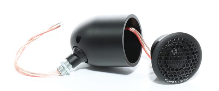 Alumiiniumist korpus AS-i kõrgsageduskõlaritele Alumiiniumist pinnapealne kinnitus HS 25 DUST HS24/25 EVO INSTALL jaoks Puhas alumiinium, mattmust anodeeritud! 